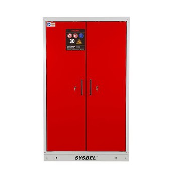 Sysbel 30 perces piros háromhengeres EN 14470-2 Tűzálló gázhenger szekrények
