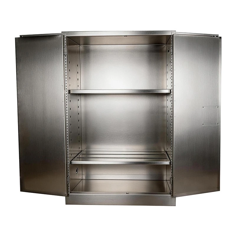 Stainless Steel Flammable Liquid Storage Cabinet 45 Gal | WA810450Gy | SYSBEL best